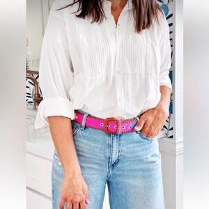 Bright Pink Arloom Ranchero Belt Size 38